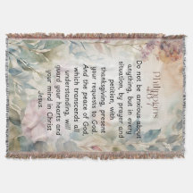 Philippinen 4:6-7 Christliche Bibelverse Wasserfar