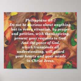 Philippinen 4:6-7 poster