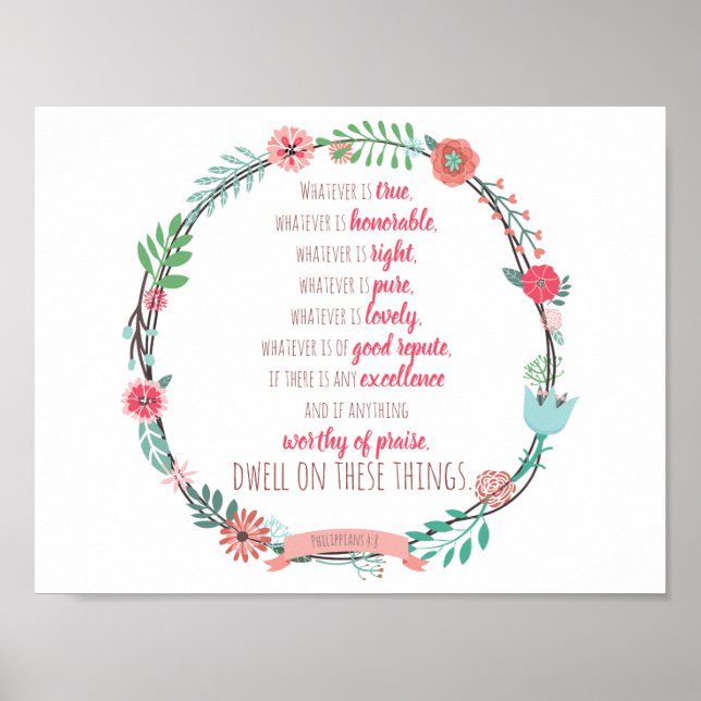 Philippinen 4:8 poster (Vorne)