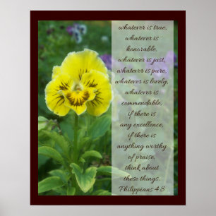 Philippinen 4:8 poster