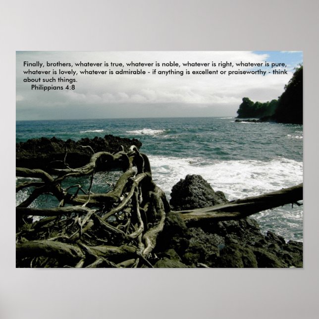 Philippinen 4:8 Poster (Vorne)