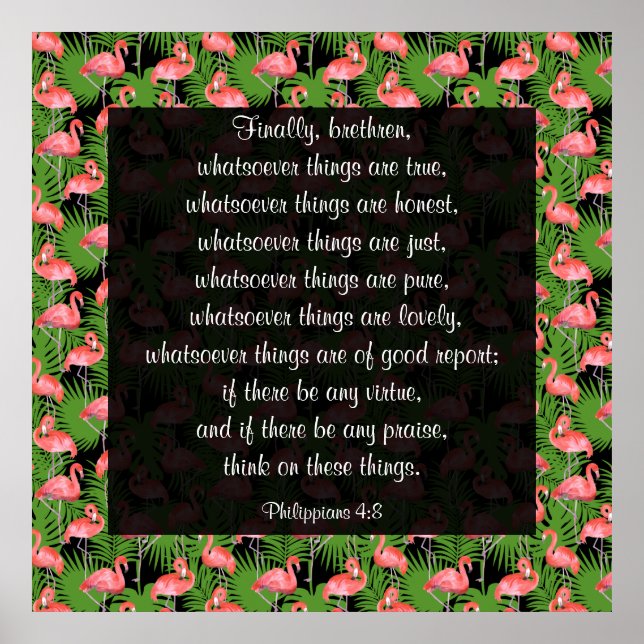 Philippinen 4:8 Poster (Vorne)