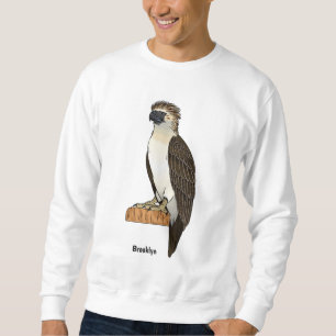 Philippinen-Adler-Vogel-Cartoon-Illustration Sweatshirt