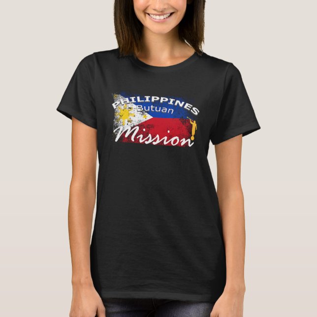 Philippinen Butuan Mormon LDS-Mission I T-Shirt (Vorderseite)