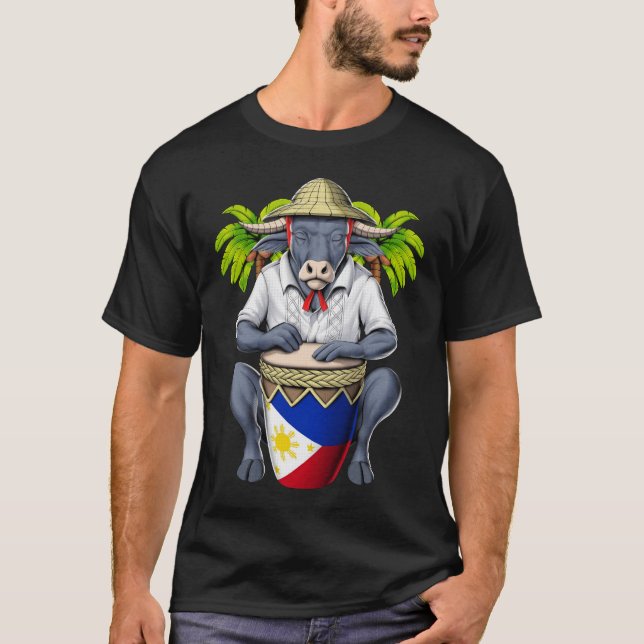 Philippinen Carabao T-Shirt (Vorderseite)