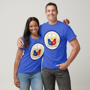 Philippinen-Coat-Circle-Shape T-Shirt
