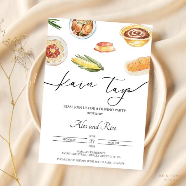 Philippinen - Einladung zur Geburtstagspartei Fili (Von Creator hochgeladen)