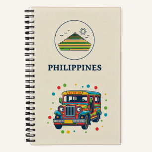 Philippinen-Erbe- und Reise-Fotoarchiv Notizbuch
