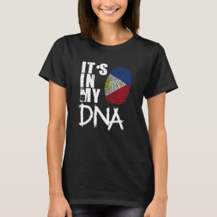 Philippinen Es ist in meiner DNA Funny Filipino Fl T-Shirt