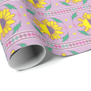 Philippinen Filipina Pilipina Girly Floral Geschenkpapier