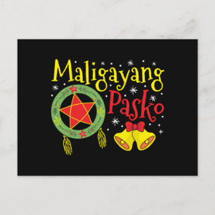 Philippinen Filipino Christmas Maligayang Pasko Postkarte