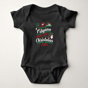 Philippinen - Filipino, der Weihnachten liebt Baby Strampler