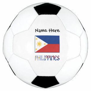 Philippinen Filipino Flag Personalisiert Fußball