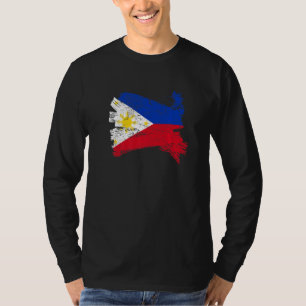 Philippinen Filipino-Flagge Pinoy Pinay Manila Fan T-Shirt