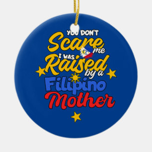 Philippinen Filipino Frau Filipina Kindermutter No Keramik Ornament