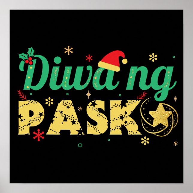 Philippinen Filipino Geist der Weihnachten Poster (Vorne)