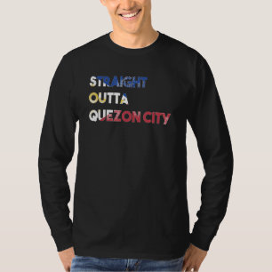 Philippinen Filipino Insel Stolz Straight Outta Q T-Shirt