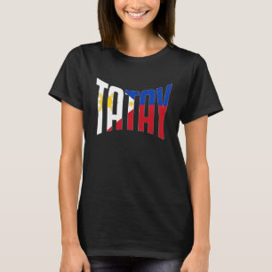 Philippinen Filipino Lolo Vater Flagge Papa Best T T-Shirt