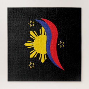 Philippinen Filipino Pinoy Flag Puzzle