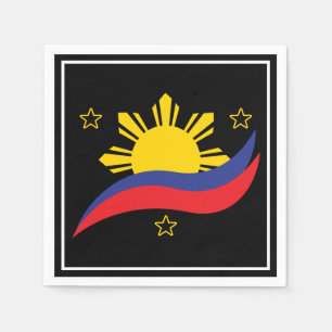 Philippinen Filipino Pinoy Flag Serviette