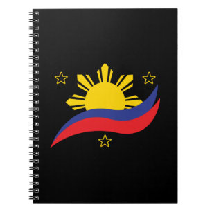 Philippinen Filipino Pinoy Flagge Notizblock