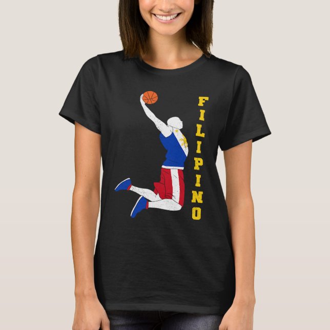 Philippinen Filipino Sport Basketball Basketball B T-Shirt (Vorderseite)