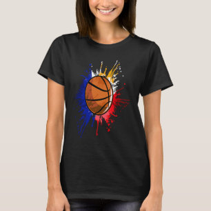 Philippinen Filipino Sport Basketball Korbball T-Shirt