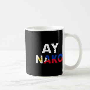 Philippinen Filipino Urlaub Vintage Souvenir Mann Kaffeetasse
