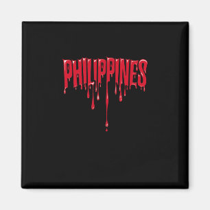 Philippinen Filipino Urlaub Vintage Souvenir Mann Magnet