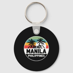 Philippinen Filipino Urlaub Vintage Souvenir Mann Schlüsselanhänger