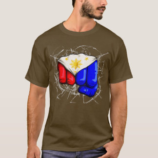 Philippinen Flag Filipino Laban Lang Pinoy De T-Shirt