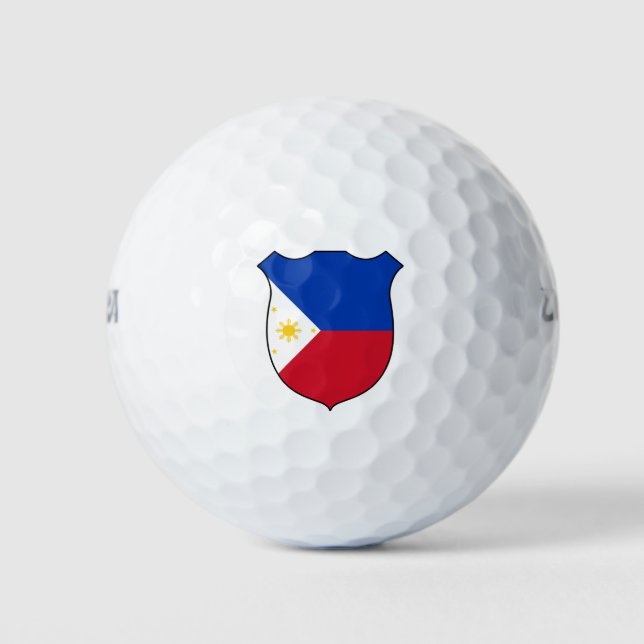 Philippinen Flag Grand Patriotic Golfball (Vorderseite)