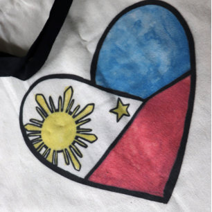 Philippinen Flag Herzlich willkommen im Land Tragetasche