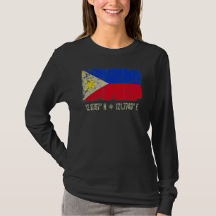 Philippinen Flag koordiniert Männer Filipino He T-Shirt