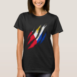 Philippinen Flag Proud Filipino T-Shirt
