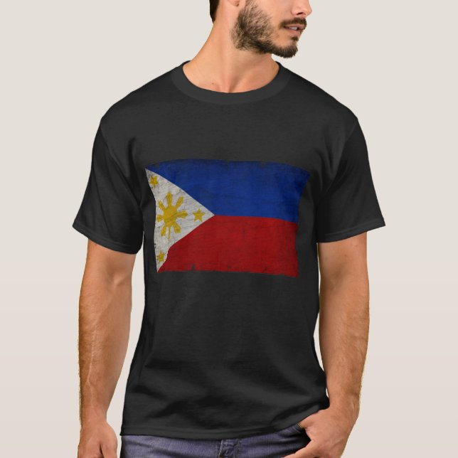 PHILIPPINEN FLAG VINTAG SOUVENIR GIFT T-Shirt (Vorderseite)