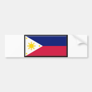 Philippinen-Flagge Autoaufkleber