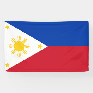 Philippinen-Flagge Filipino-Flagge Banner