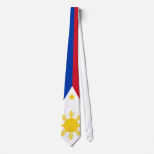 Philippinen-Flagge Filipino-Flagge Krawatte
