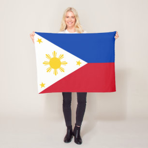 Philippinen-Flagge Fleecedecke