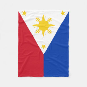 Philippinen-Flagge Fleecedecke
