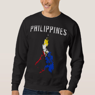 Philippinen-Flagge für Menschen, die Philippinen L Sweatshirt