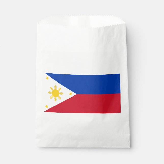 Philippinen-Flagge Geschenktütchen (Vorderseite)