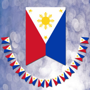 Philippinen-Flagge & Party-Banner / Hochzeiten Wimpelkette