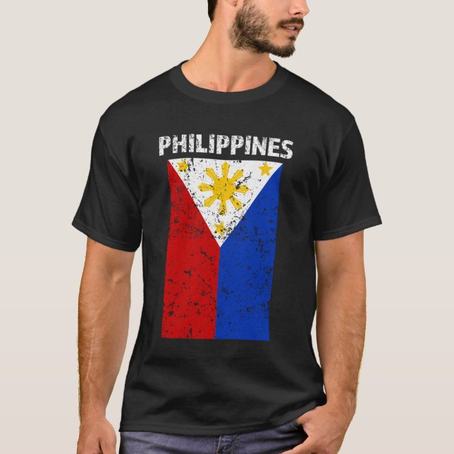 Philippinen-Flagge - philippinischer Stolz - das T-Shirt (Vorderseite)
