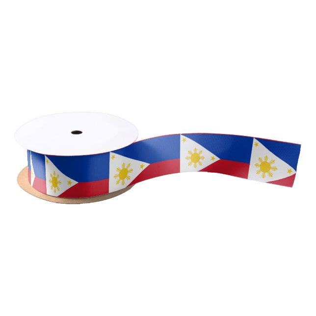 Philippinen-Flagge Satinband (Spule)
