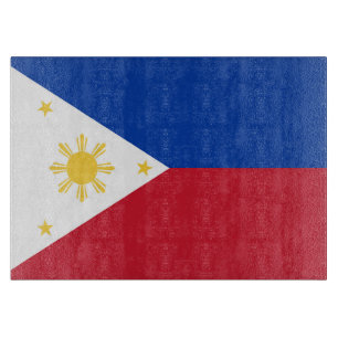 Philippinen-Flagge Schneidebrett