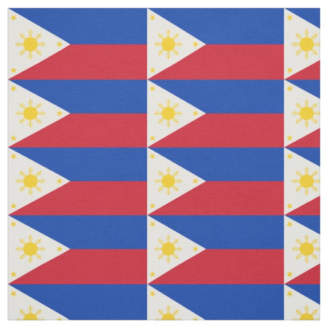 Philippinen-Flagge Stoff (Muster)