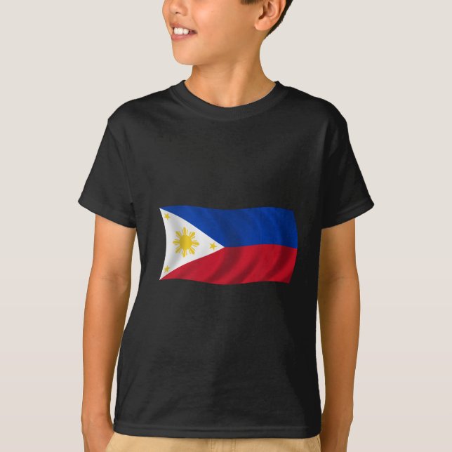 Philippinen-Flagge T-Shirt (Vorderseite)