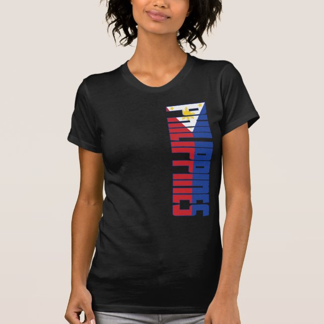 Philippinen-Flagge T-Shirt (Vorderseite)